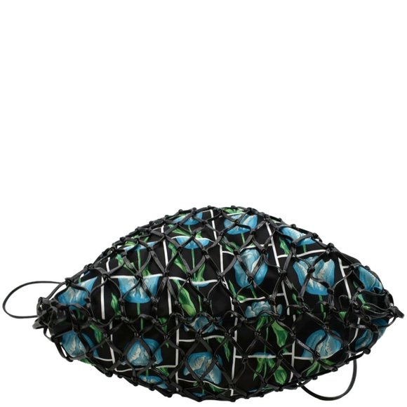 PRADA Rete Fabric Mesh Tote Bag Multicolor - Picture 8 of 12